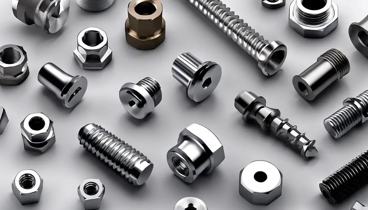 Image depicting a variety of screw types used in different industries and applications
